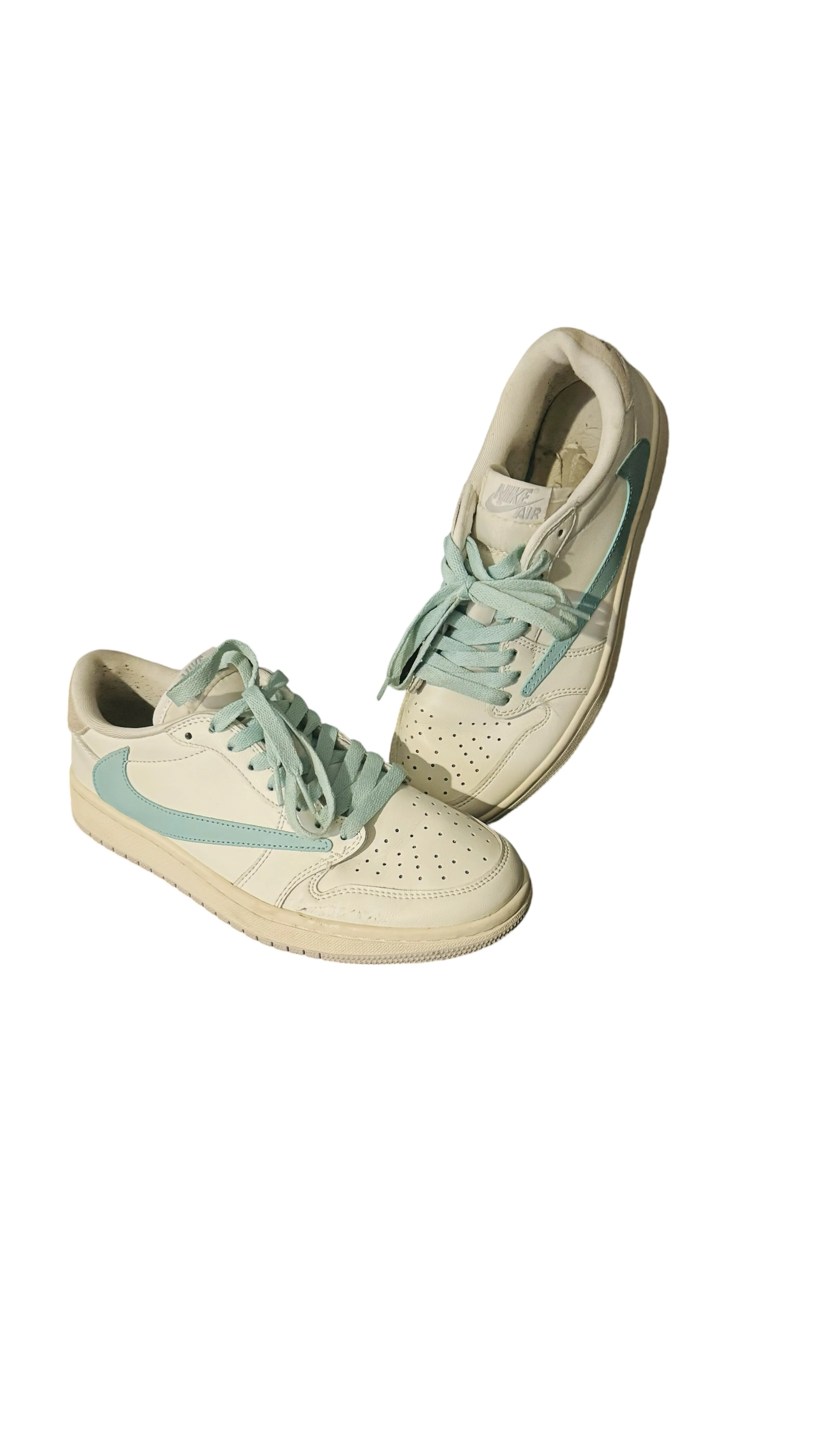 Travis Scott TIFFANY Air Jordan low top collab for NIKE SZ38.5
