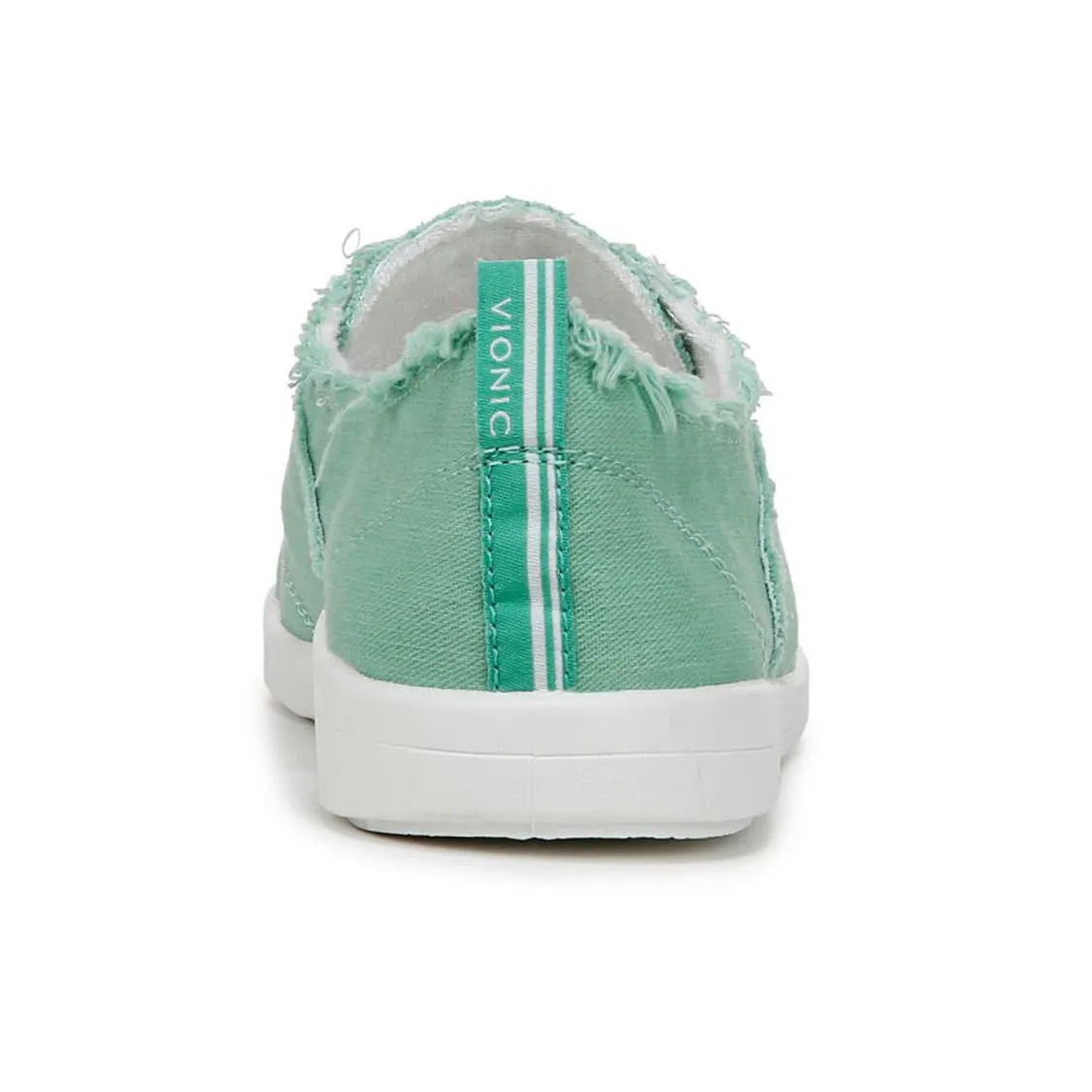 Vionic Women's Pismo Canvas Sneaker in Aqua Green