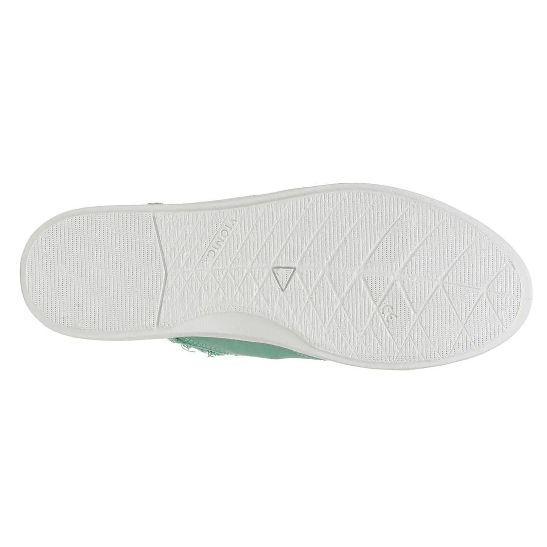 Vionic Women's Pismo Canvas Sneaker in Aqua Green
