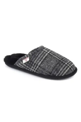 William Harris Tweed Mule Slippers