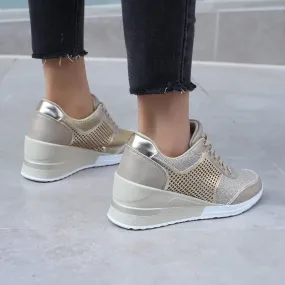 Women Lace-up Sneakers