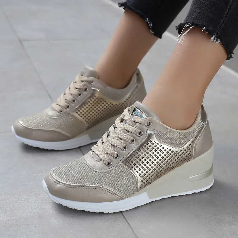 Women Lace-up Sneakers
