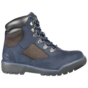 Youth's 6" Field Boots, Navy Nubuck