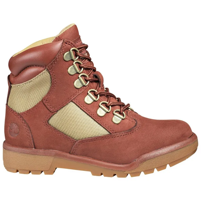 Youth's 6" Field Boots, Rust Nubuck